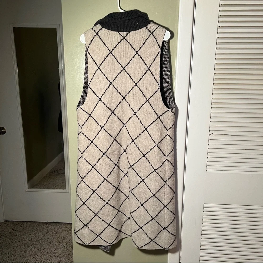 Free People Women's Size Small Girl's Best Friend Quilt Pattern Cardigan Sweater